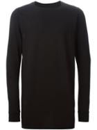 Rick Owens Drkshdw Long Sleeve T-shirt, Size: Small, Black, Cotton