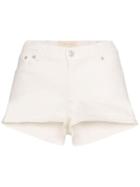 Jeanerica High-waisted Denim Shorts - White