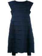 Comme Des Garçons - Layered Flared Dress - Women - Polyester - S, Women's, Blue, Polyester
