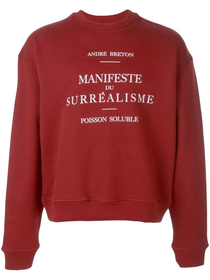 Enfants Riches Déprimés Crew Neck Sweatshirt - Red