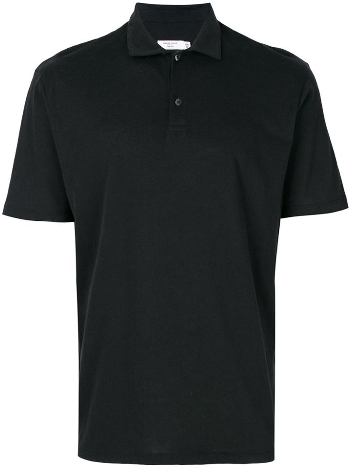 Fashion Clinic Timeless Half Sleeve Polo Shirt - Black