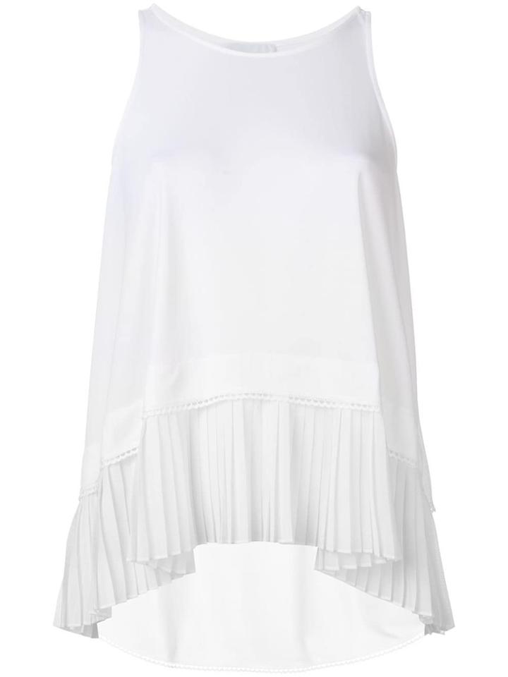 Dondup Pleated Hem Top - White