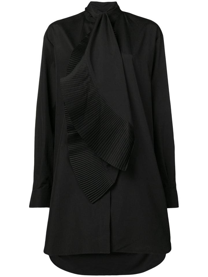 Givenchy Asymmetric Shirt Dress - Black
