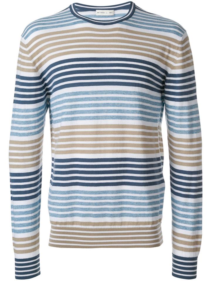 Etro Striped Jumper - Blue