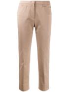 Peserico Ribbed Skinny Cropped Trousers - Neutrals