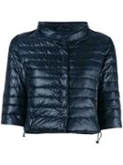 Duvetica Elena Puffer Jacket, Women's, Size: 42, Blue, Feather Down/polyamide