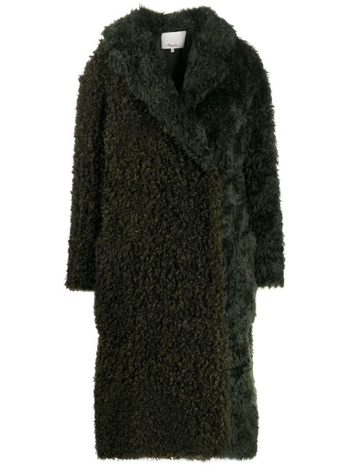 3.1 Phillip Lim Textured Coat - Green