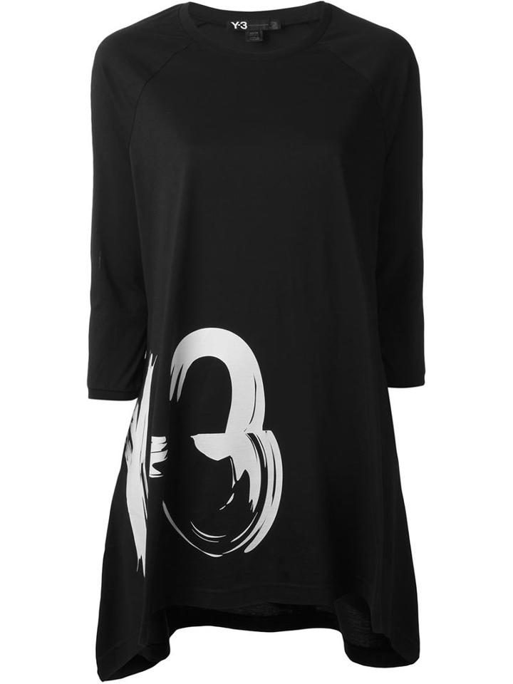 Y-3 Logo Print Oversized T-shirt