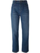 Chloé Classic Straight Leg Jeans, Women's, Size: 40, Blue, Cotton/polyester