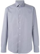 Lanvin - Checked Shirt - Men - Cotton - 42, Blue, Cotton