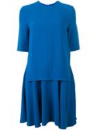 Stella Mccartney 'winnie' Overlay Dress, Women's, Size: 42, Blue, Viscose/acetate/spandex/elastane/cotton