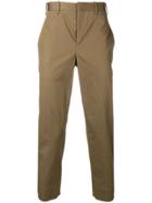 Neil Barrett Tailored Cropped Trousers - Green