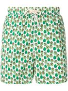 Mc2 Saint Barth Avocado Print Swimming Shorts - White