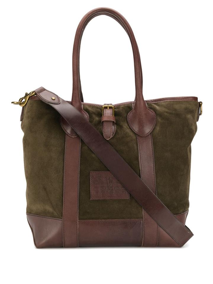 Polo Ralph Lauren Burnished Trim Tote - Green