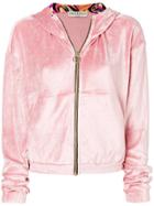 Emilio Pucci Plush Zipped Hoodie - Pink