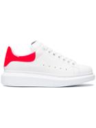 Alexander Mcqueen White And Red Oversized Sneakers