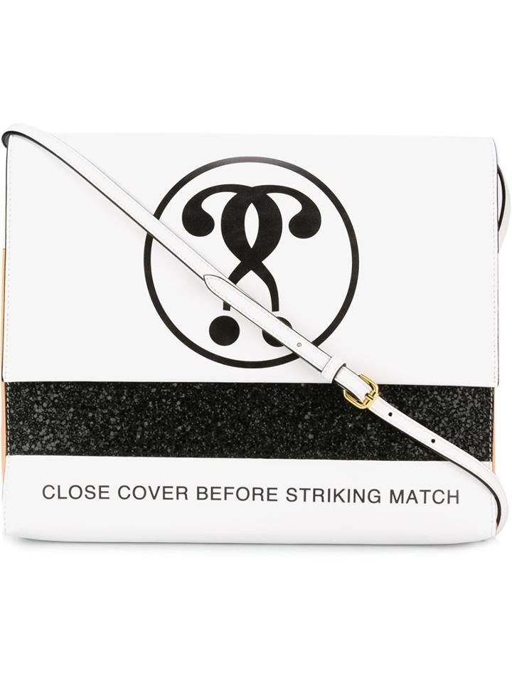 Moschino Matchbox Motif Shoulder Bag