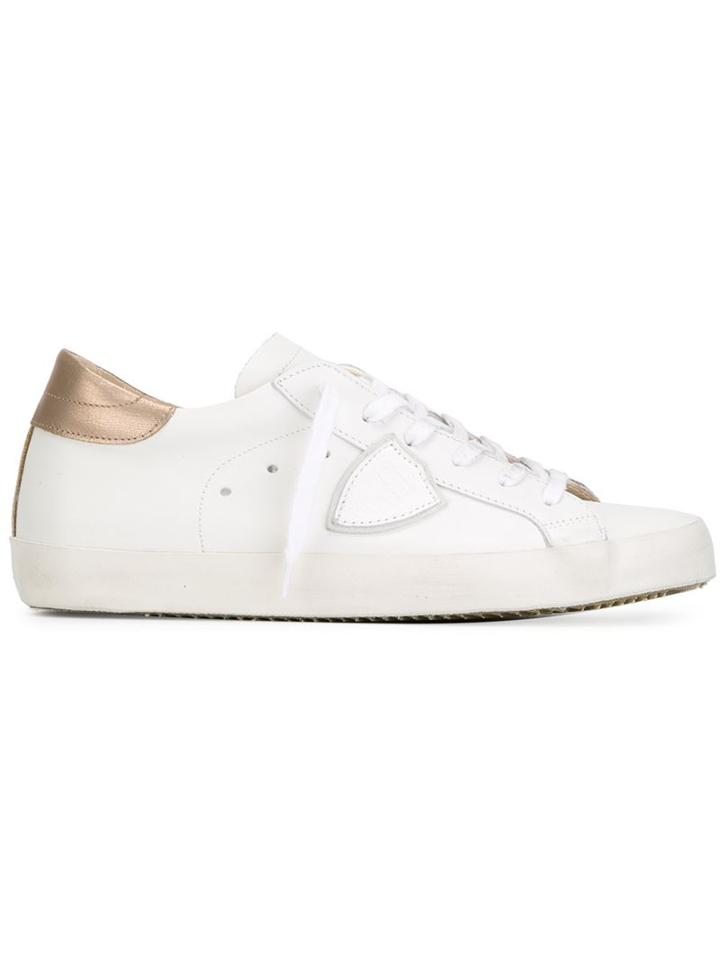 Philippe Model Metallic Detail Low Sneakers