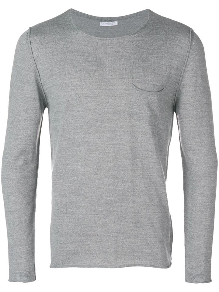 Cenere Gb Patch Pocket Sweater - Grey