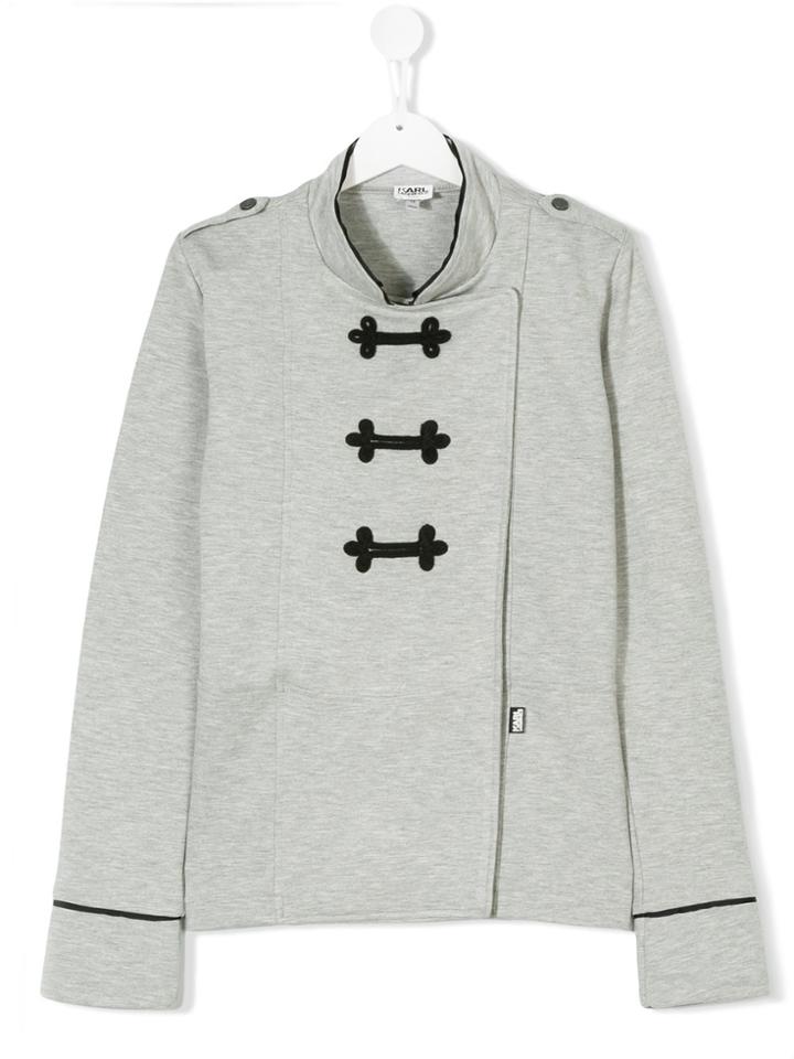 Karl Lagerfeld Kids Wrap Tunic - Grey