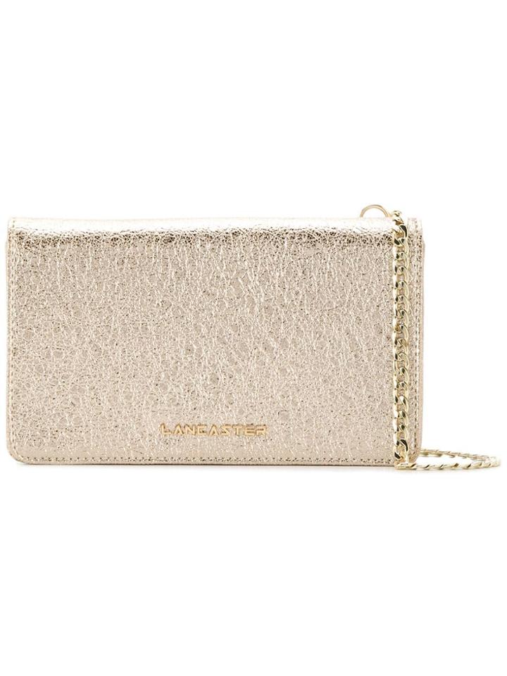 Lancaster Metallic Clutch Bag - Gold