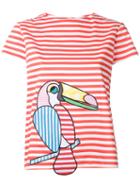 Mira Mikati - Striped T-shirt - Women - Cotton/spandex/elastane - 36, Red, Cotton/spandex/elastane
