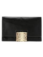 Mara Mac Snakeskin Panel Clutch - Unavailable