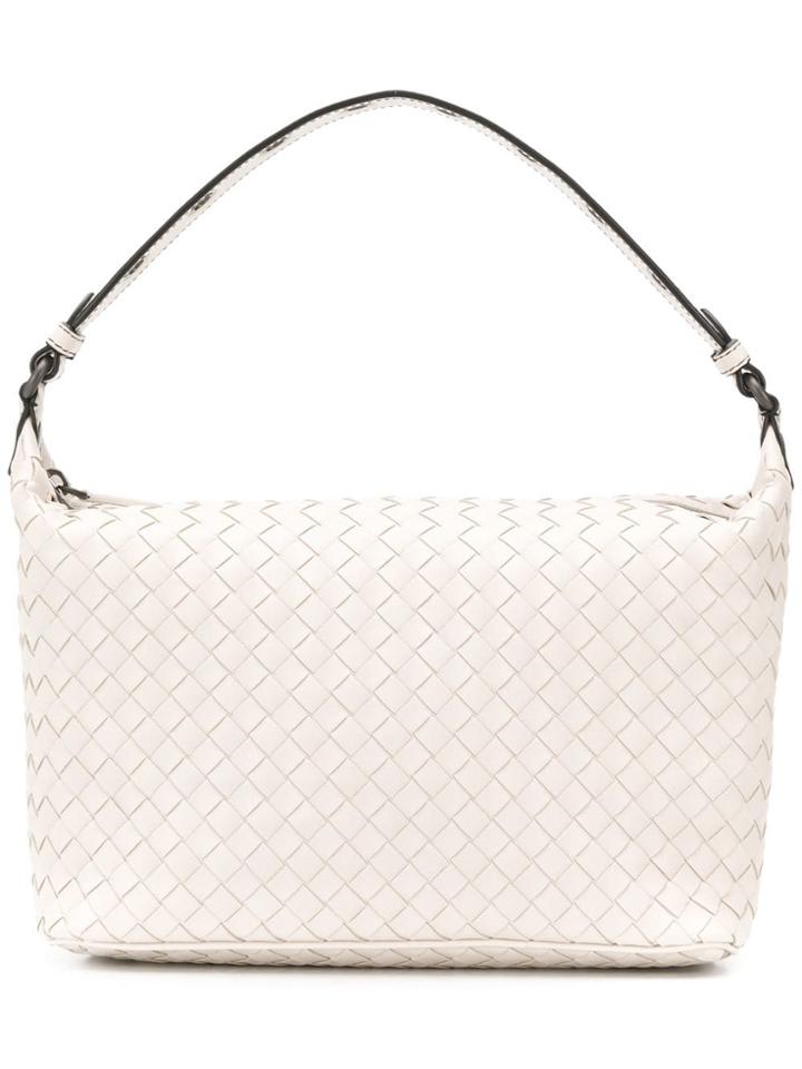 Bottega Veneta Eyelet Detail Shoulder Bag - Neutrals