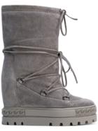 Casadei Lace-up Chaucer Boots - Grey