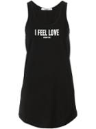 Givenchy I Feel Love Tank Top, Women's, Size: L, Black, Cotton