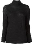 Lost & Found Ria Dunn High Neck Jumper, Women's, Size: Xs, Black, Polyamide/alpaca