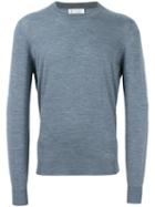 Brunello Cucinelli Classic Sweater, Men's, Size: 58, Blue, Wool/cashmere