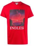 Applecore 'endless' Print T-shirt - Red