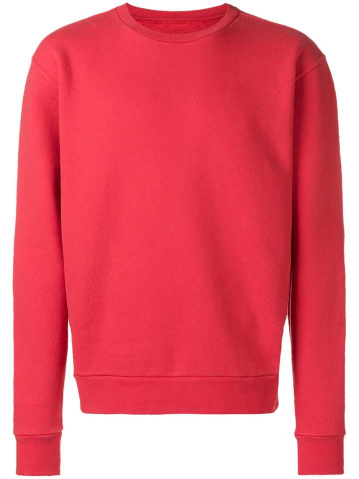 Maison Margiela Elbow Patch Sweater - Red
