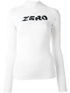 Alyx 'zero' Print T-shirt, Women's, Size: Medium, White, Viscose/polyester