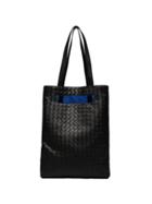 Bottega Veneta Intrecciato Leather Shopper Bag - Black