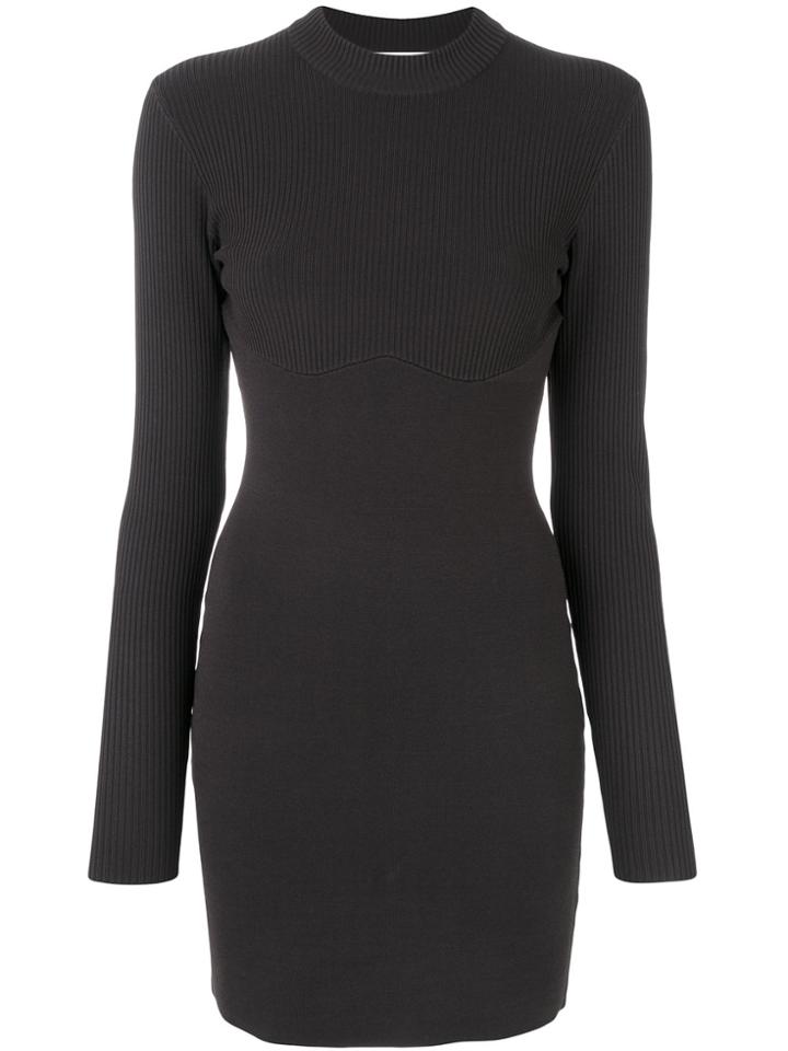 Dion Lee Fitted Mini Dress - Grey