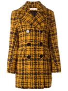 Marni Houndstooth Double Breasted Coat
