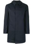 Mackintosh Fitted Tailored Coat - Blue