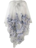 Roberts Wood Frilled Midi Dress - Blue