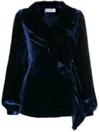 Racil Wilt V-neck Blouse - Blue