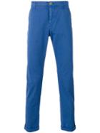 Pence - Pence Military Trousers - Men - Cotton/spandex/elastane - 54, Blue, Cotton/spandex/elastane
