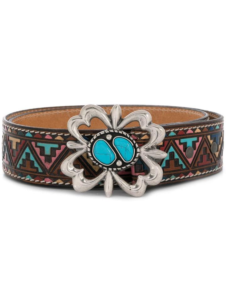 Alanui Embellished Belt - Brown