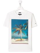 Tommy Hilfiger Junior Teen Photographic Print T-shirt - White