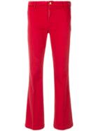 Pt01 Kick Flare Trousers - Red