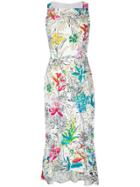 Peter Pilotto Sleeveless Floral Print Dress - White