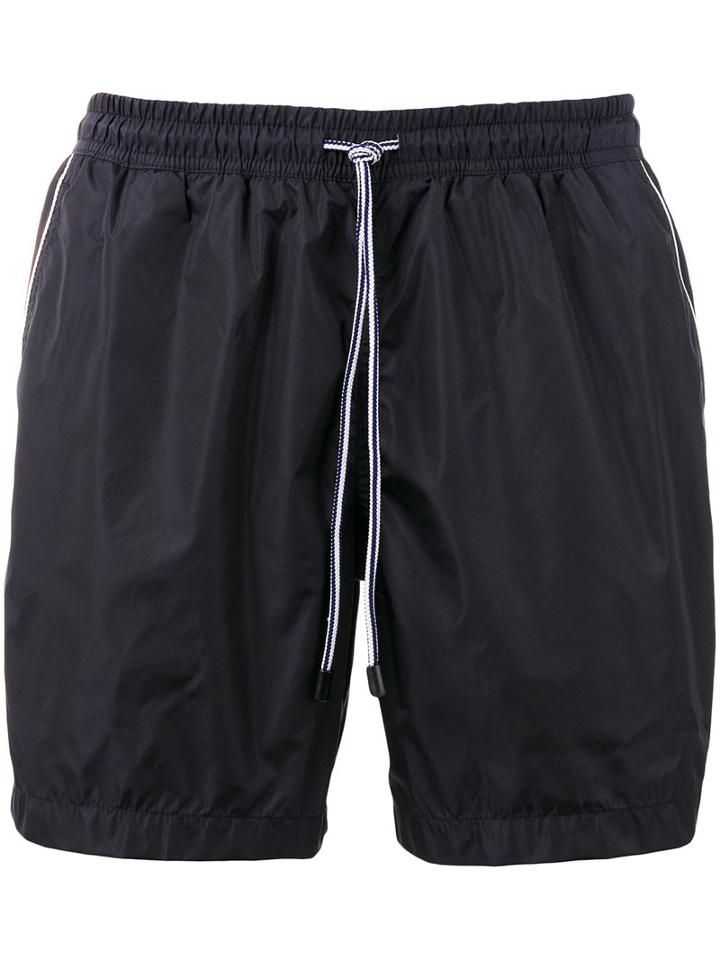 Fay Side Piping Swim Shorts, Men's, Size: Small, Blue, Polyamide