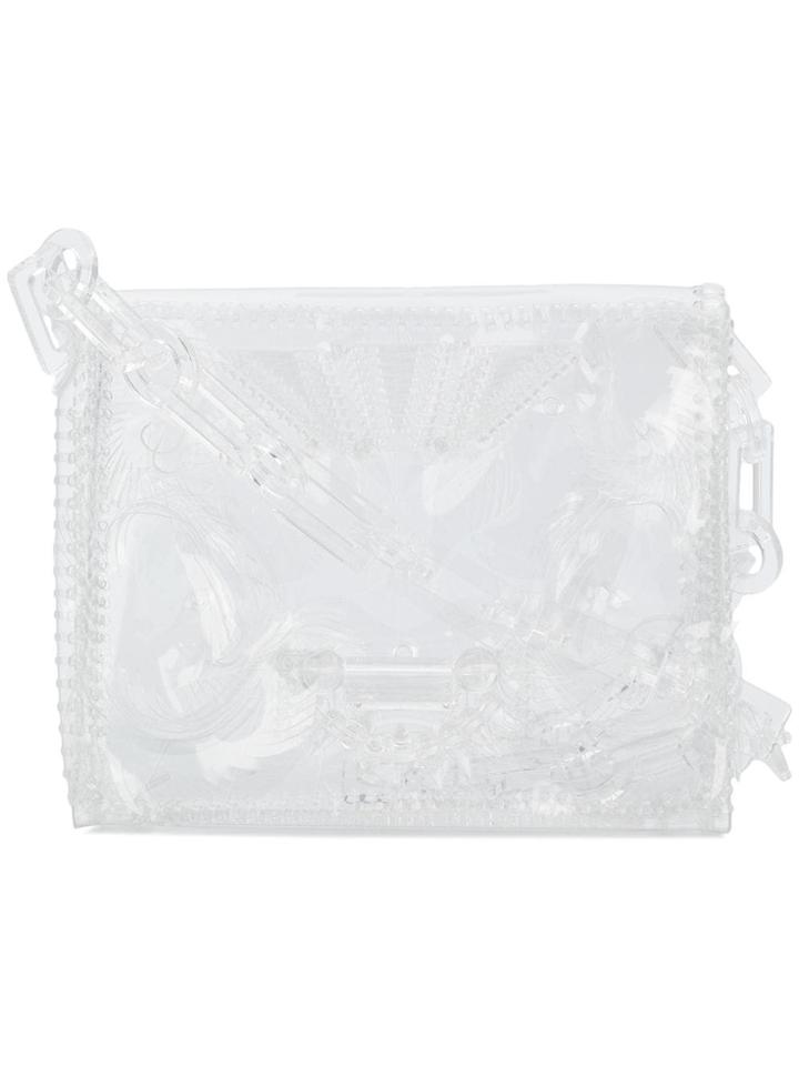 Mame See-through Crossbody Bag - White