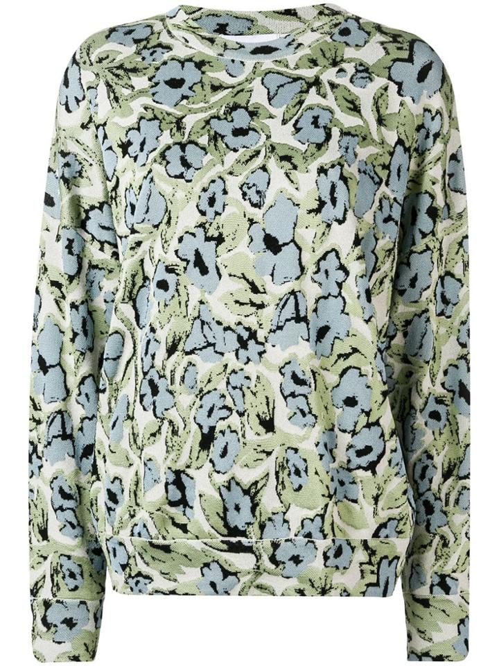 Christian Wijnants All-over Floral Print Sweatshirt - Green