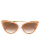 Dita Eyewear 'heart Breaker' Sunglasses - Yellow & Orange